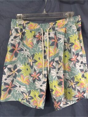 Women’s Floral shorts in board short style - Pastel Multi.